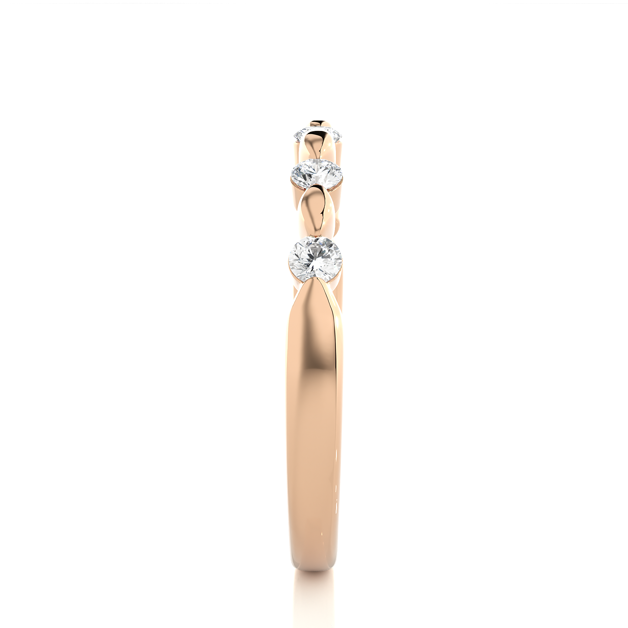 0.26 Carat H Color VS1 Clarity Diamond Studded Natural Diamond Ring.